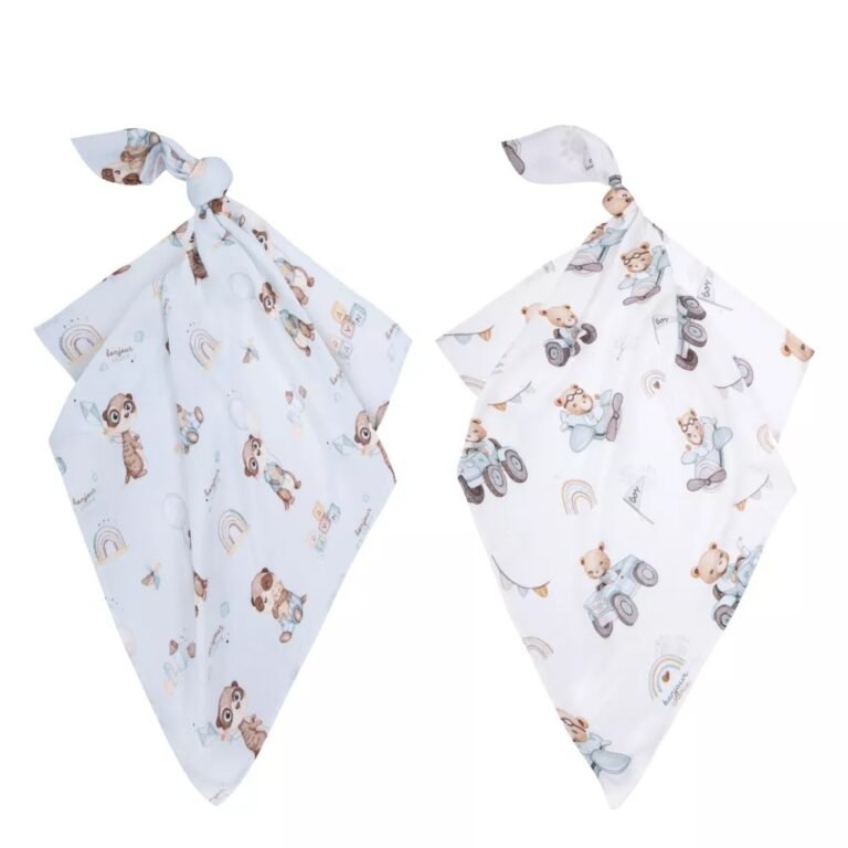 Bambus Mullwindel|2er Set |Weich, Atmungsaktiv & Nachhaltig|Rayan-Bears Hauptbild