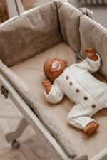 Bettumrandung Cord-Velours Beige 210 cm Zusatzbild-2