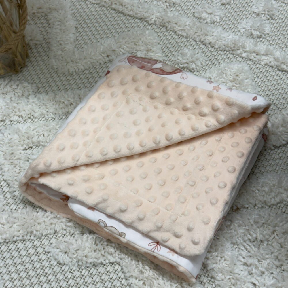 Coperta morbidissima | Cotone minky di alta qualità | Sogni d'oro Immagine aggiuntiva-1