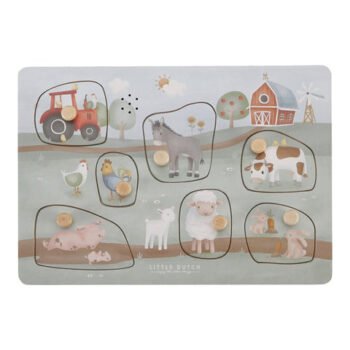 Little Dutch Sound-Greif-Puzzle Little Farm FSC Hauptbild