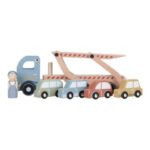Little Dutch wooden car transporter FSC main image