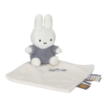 Couverture douce Miffy des Petites Pays-Bas, image principale bleue et moelleuse