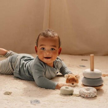 Little Dutch Stapelturm mit Ringen - Forest Friends FSC Zusatzbild-2