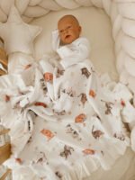 Babydecke| Premium Double Musselin 4 layers |Cats Zusatzbild-1