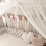 Betthimmel-Baldachin Tüll für Hausbett-Weiss Zusatzbild-2