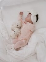Baby Strampler Pointelle | Babyrosa|0-3M Zusatzbild-1