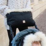 Woll-Handmuff für Kinderwagen – Black Zusatzbild-1