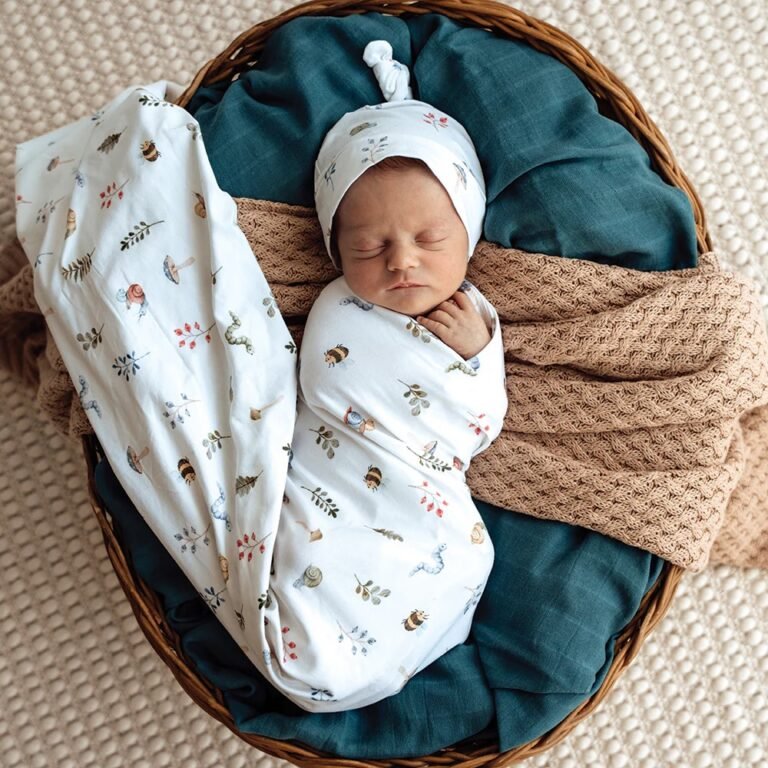 Garden Friends Organic Jersey Wrap & Beanie Set Hauptbild