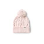 Blush Pink Organic Knit Beanie Zusatzbild-1