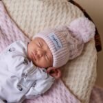 Blush Pink Organic Knit Beanie Zusatzbild-2