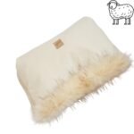 Woll-Handmuff für Kinderwagen – Cream Hauptbild