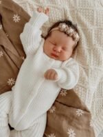 Baby Strampler Classic | Pearl|0-3M Zusatzbild-2