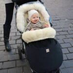 Woll-Fusssack für Kinderwagen & Babyschale –Black Zusatzbild-1