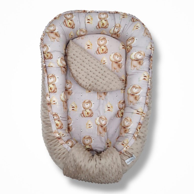 Babynest 4er Premium Set Bear Honeycomb Zusatzbild-1