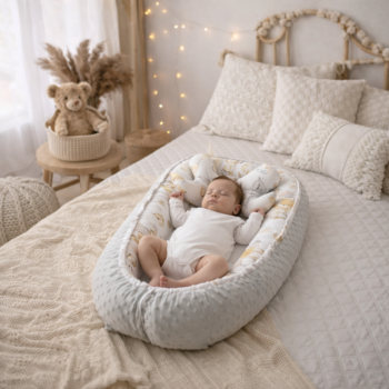 Babynest 4er Premium Set Little Party Friends Hauptbild
