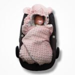 Autoschale Decke |Premium Baumwolle Minky|Meadow Bunny Hauptbild