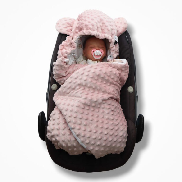 Autoschale Decke |Premium Baumwolle Minky|Meadow Bunny Hauptbild