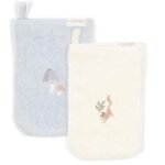 Ensemble de gants de toilette brodés Forest Friends (image principale)