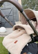 Set Babydecke und Kissen Boucle Beige - immagine 2