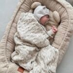 Babynest und Kissen Boucle Beige Hauptbild
