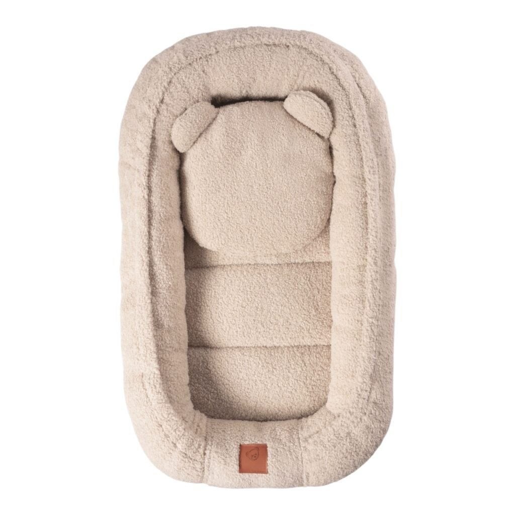 Babynest und Kissen Boucle Beige Zusatzbild-1