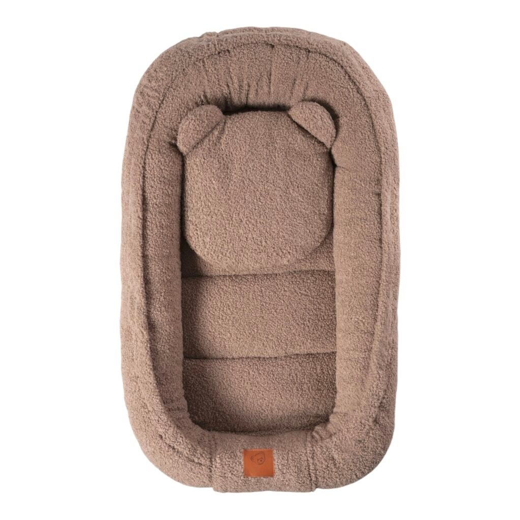 Babynest und Kissen Boucle Biscuit Hauptbild