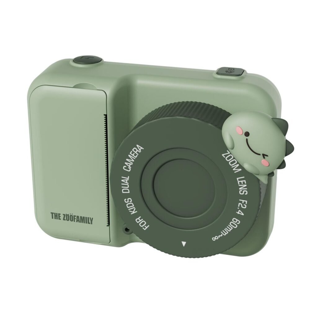 The Zoofamily - Image principale de l'appareil photo pour enfants P2 Dino vert