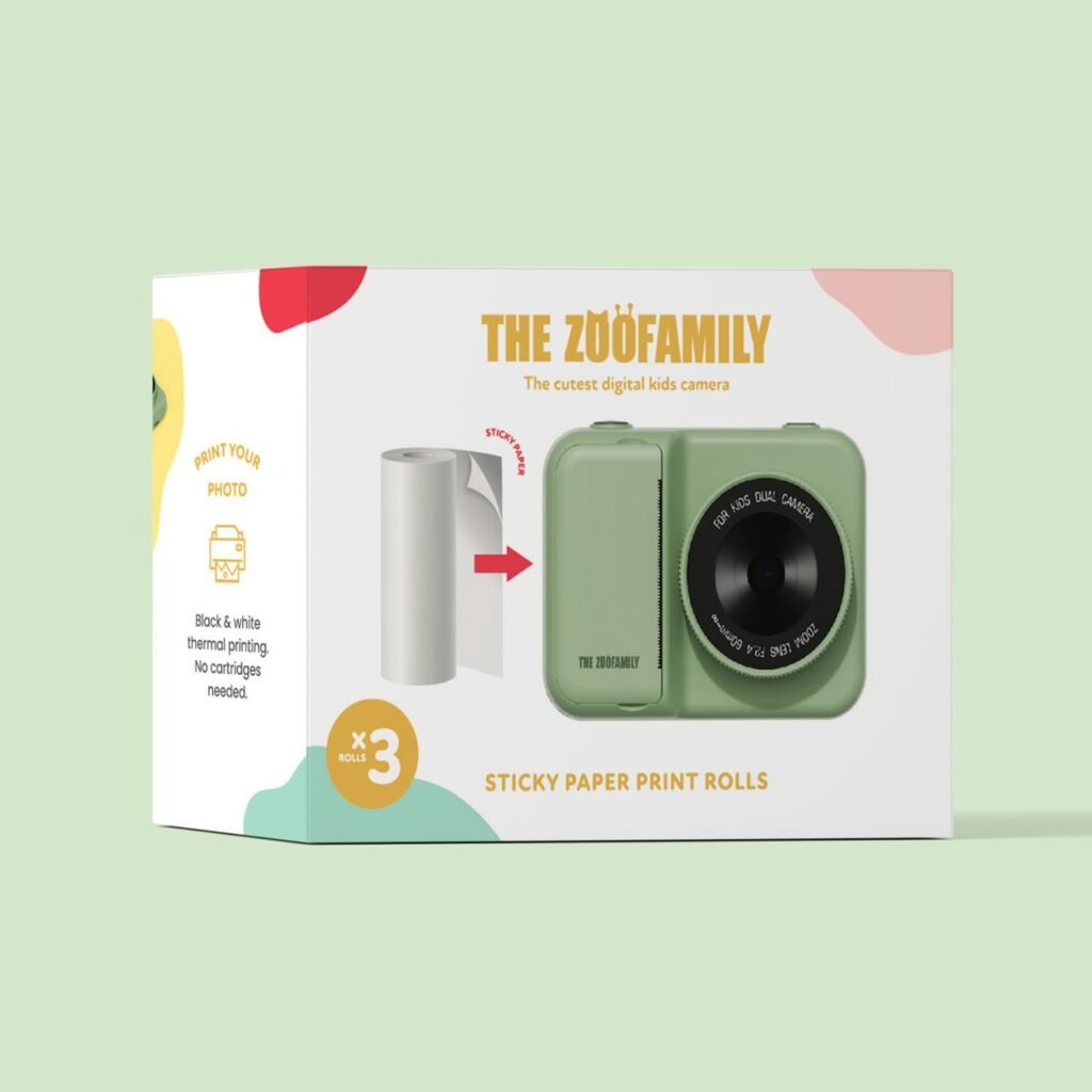 The Zoofamily - Adhesive paper roll for camera P2 Additional image-1