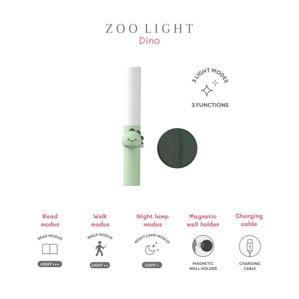 La Zoofamily - Veilleuse Buddy Light Dino Image supplémentaire 1