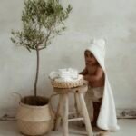 Bambus Babyhandtuch mit Kapuze Bear Zusatzbild-1