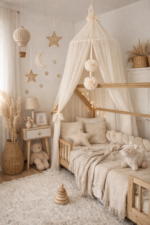 Baldachin Tüll Champagne Zusatzbild-3