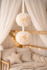 Baldachin Tüll Champagne Zusatzbild-2