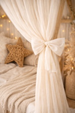 Betthimmel-Baldachin Tüll für Hausbett-Champagne Zusatzbild-3