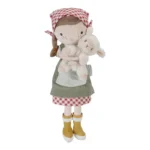 Kuschelpuppe farmer Rosa mit Schaf 35cm Hauptbild