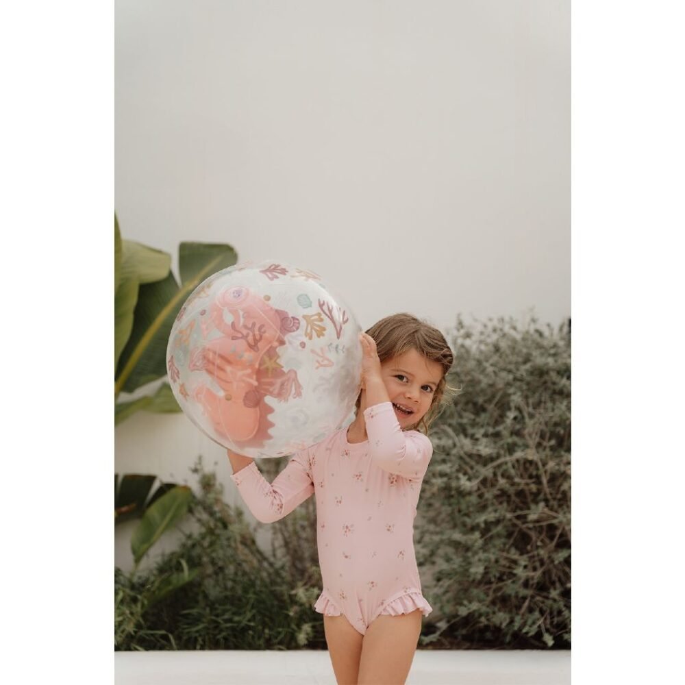 Ballon de plage 3D Little Dutch Ocean Dreams rose - Image supplémentaire 1