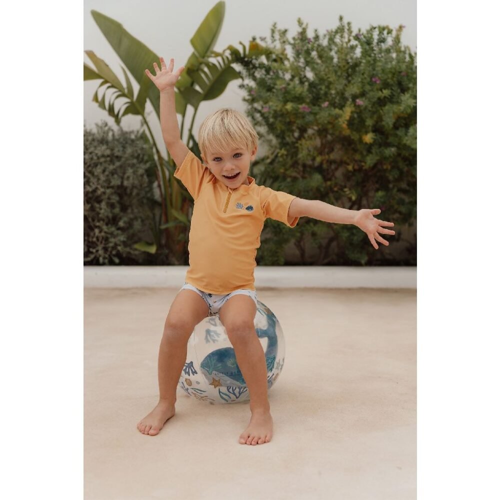 Ballon de plage 3D Little Dutch « Rêves d'océan » bleu - Image supplémentaire 1