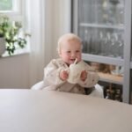 Mushie Trinklernbecher mit Strohhalm Pink Flowers – Bild 3