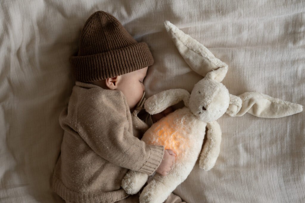 moonie baby einschlafhilfe mit led nachtlicht