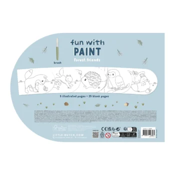 Malbuch mit Farbkasten Forest Friends Zusatzbild-1