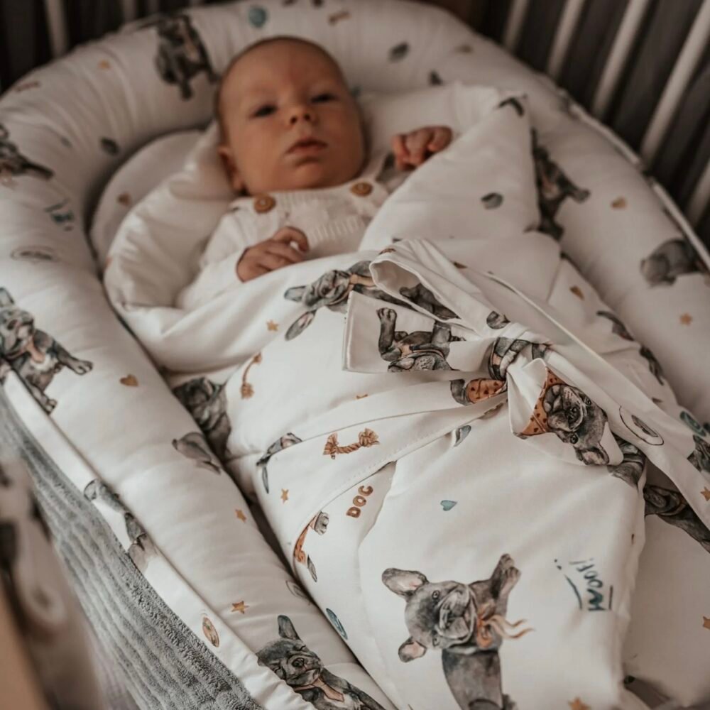 BabyNest Bulldog francese in cotone