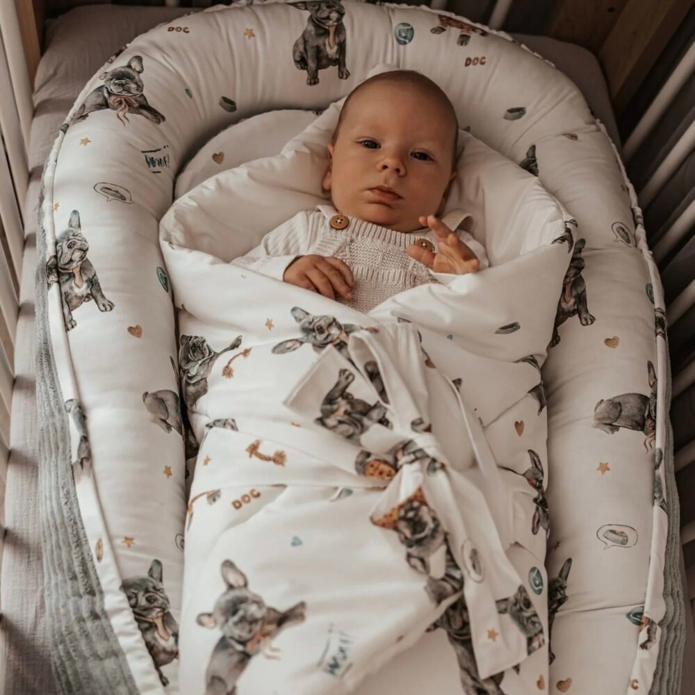 BabyNest Bulldog francese in cotone