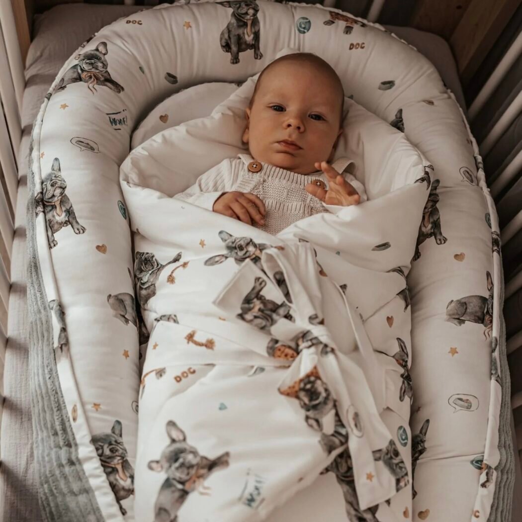 BabyNest Bulldog francese in cotone