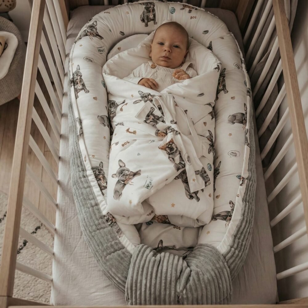 BabyNest Bulldog francese in cotone