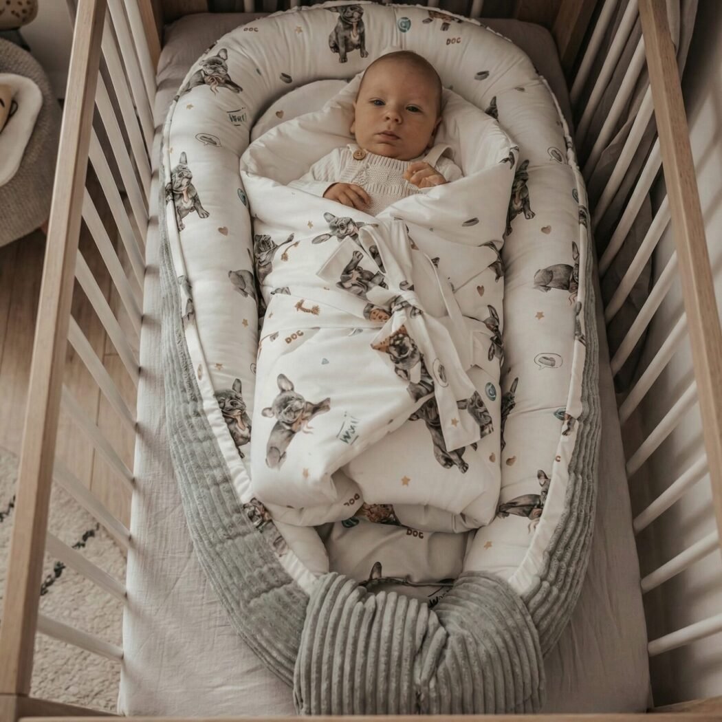 BabyNest Bulldog francese in cotone
