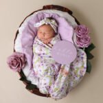 Isla Organic Jersey Wrap & Topknot Set