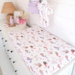 Mermaid Bio-Beistellbett-Spannlaken - Wickelunterlage-Bezug - Image 3