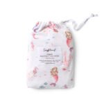 Mermaid Bio-Beistellbett-Spannlaken - Wickelunterlage-Bezug - Image 5