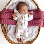 Mermaid Organic Snuggle Sleepsuit Zip Footie with Frill – Bild 3