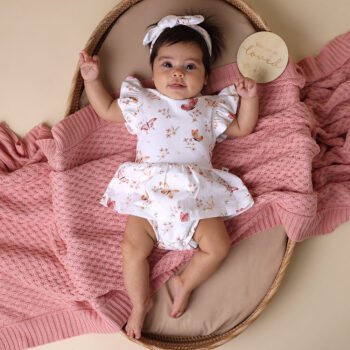 Butterfly Short Sleeve Organic Dress
