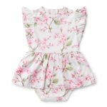 Cherry Blossom Kurzarm Organic Kleid - Image 2